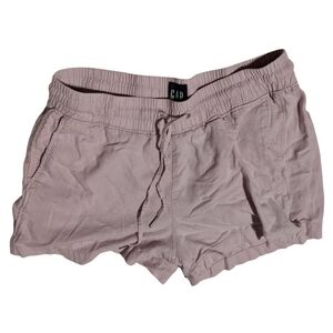 Gap Linen Shorts Drawstring Elastic Waist Women's Size Medium